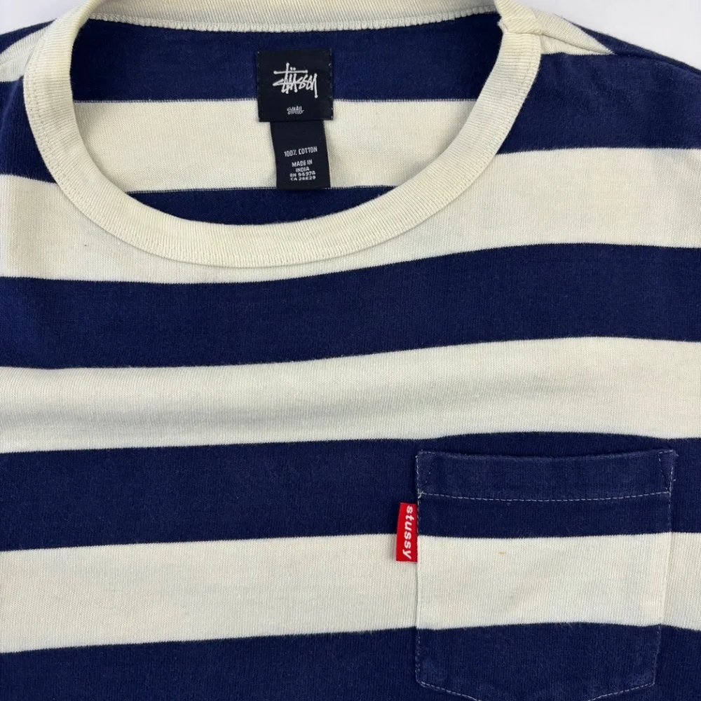 Vintage Striped Stussy Long sleeve - Picture 4 of 5